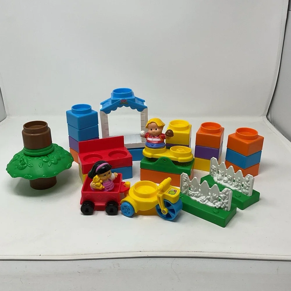 Fisher Price Little People Builders Build N Fun Playground Box Target Toy Blocks